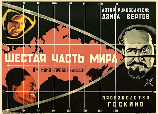 «A Sixth Part of the World» by Dziga Vertov. Poster