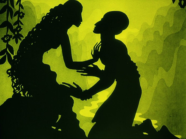 Приключения Принца Ахмеда (1926). Лотте Райнигер, кадр из фильма