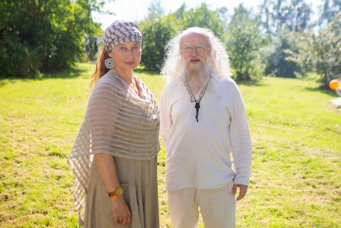 Tina Georgievskaya and Sergey Letov at Traditio 2020 Festival, Zakharovo, Moscow region