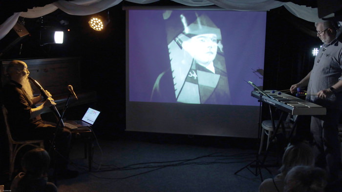 Sergey Letov and Vladimir Goloukhov at Pereslavl Zalessky. The Fall of the House of Usher (American, 1928)