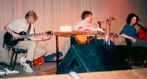 Концерт в ДК им Горбунова. Валерий Дудкин, Фред Фрит, Влад Макаров.  1989 г.