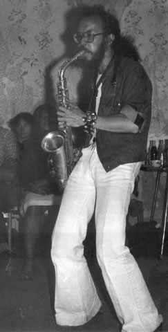 Photo: Sergey Letov with Alto Saxophone